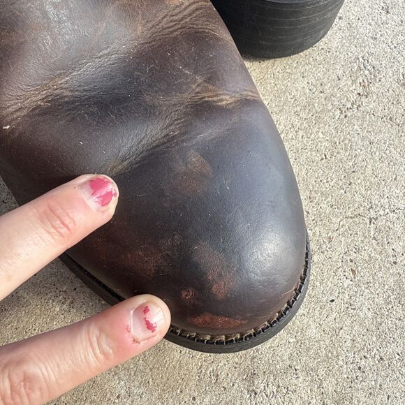 Men's Ariat Heritage Roper Western Boots Men’s Size 12D Cowboy Leather - Picture 5 of 16